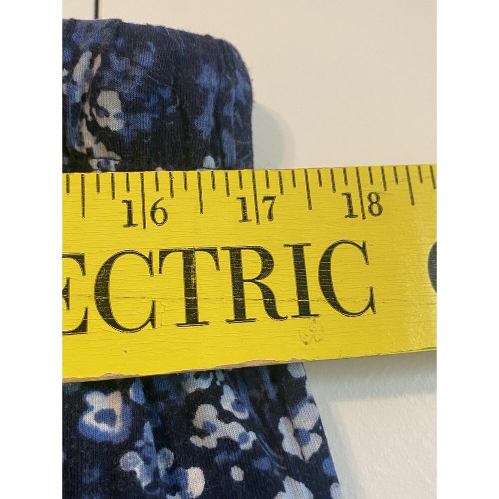 Liz Claiborne Floral Sleepwear Sleep Pants Women's Size XL Blue Flowers Floral - Picture 5 of 9